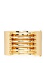 Main View - Click To Enlarge - CHLOÉ - 'Frances' open bar brass bangle