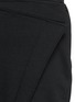 Detail View - Click To Enlarge - ST. JOHN - Asymmetric faux wrap Milano knit skirt