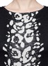 Detail View - Click To Enlarge - ST. JOHN - Leopard spot jacquard knit dress