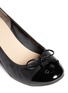 Detail View - Click To Enlarge - COLE HAAN - 'Air Tali' leather wedge pumps