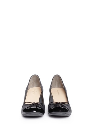 Figure View - Click To Enlarge - COLE HAAN - 'Air Tali' leather wedge pumps