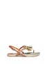 Main View - Click To Enlarge - LANVIN - T-strap flat sandals 