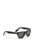 Figure View - Click To Enlarge - RAY-BAN - 'Wayfarer Junior' plastic sunglasses