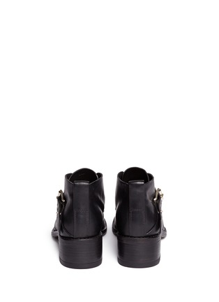 Back View - Click To Enlarge - RAG & BONE - 'Nevin' monk strap leather ankle boots