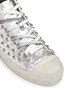 Detail View - Click To Enlarge - GIENCHI - 'Missura' holographic leather stud sneakers