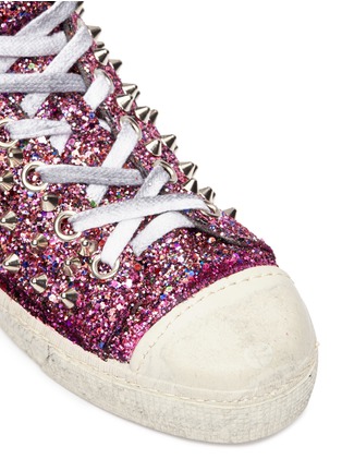 Detail View - Click To Enlarge - GIENCHI - 'Missura' coarse glitter sequin sneakers