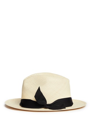 Figure View - Click To Enlarge - SENSI STUDIO - Twist band Panama hat