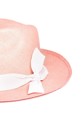 Detail View - Click To Enlarge - SENSI STUDIO - Twist band Panama hat