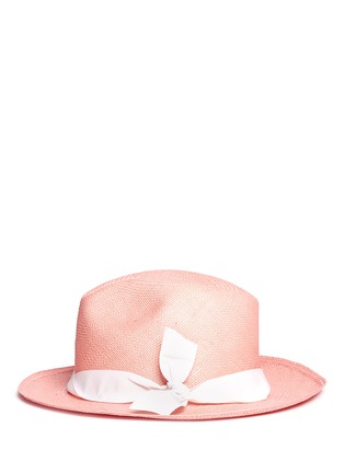Figure View - Click To Enlarge - SENSI STUDIO - Twist band Panama hat
