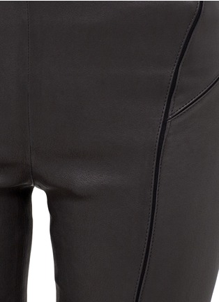 Detail View - Click To Enlarge - THEORY - 'Miana' leather leggings