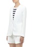 Front View - Click To Enlarge - THEORY - Ada collarless blazer