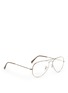Figure View - Click To Enlarge - RAY-BAN - Wire rim aviator optical glasses