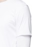 Detail View - Click To Enlarge - ATTACHMENT - 2-in-1 cotton T-shirt