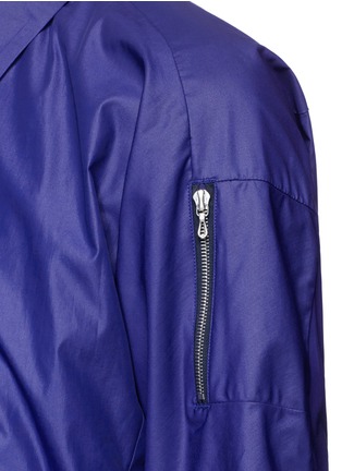 Detail View - Click To Enlarge - ATTACHMENT - Drawstring waist ripstop coach jacket