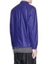 Back View - Click To Enlarge - ATTACHMENT - Drawstring waist ripstop coach jacket