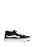 Main View - Click To Enlarge - VANS - Suede front canvas mid top skate sneakers