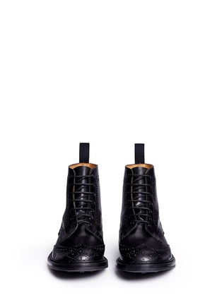 Front View - Click To Enlarge - TRICKER’S - 'Stow' brogue leather boots