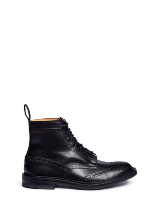 Main View - Click To Enlarge - TRICKER’S - 'Stow' brogue leather boots