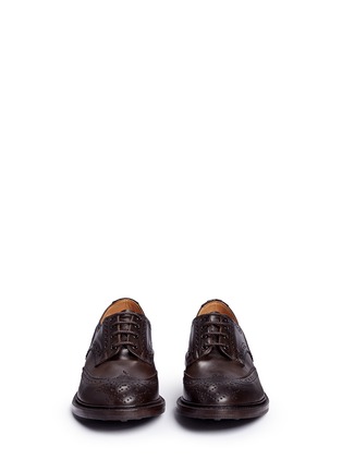 Front View - Click To Enlarge - TRICKER’S - 'Bourton' brogue leather Derbies