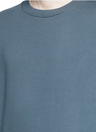 Detail View - Click To Enlarge - T BY ALEXANDER WANG - Vintage fleece cotton blend sweatshirt