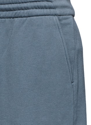 Detail View - Click To Enlarge - T BY ALEXANDER WANG - Vintage fleece cotton blend sweat shorts