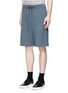 Front View - Click To Enlarge - T BY ALEXANDER WANG - Vintage fleece cotton blend sweat shorts