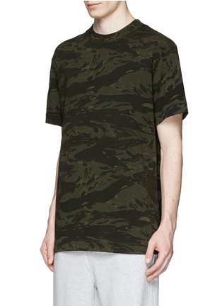 Front View - Click To Enlarge - T BY ALEXANDER WANG - Camouflage print T-shirt