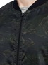 Detail View - Click To Enlarge - T BY ALEXANDER WANG - Camouflage print back patch bomber jacket