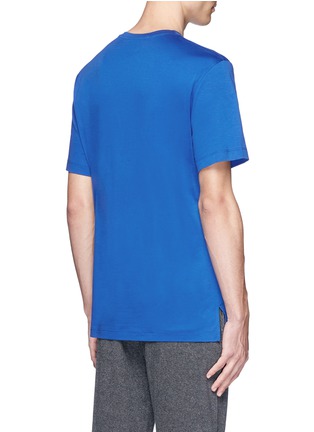 Back View - Click To Enlarge - T BY ALEXANDER WANG - High neck mercerised cotton T-shirt
