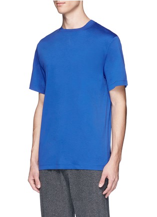 Front View - Click To Enlarge - T BY ALEXANDER WANG - High neck mercerised cotton T-shirt