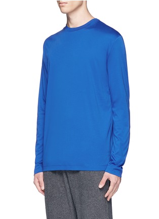 Front View - Click To Enlarge - T BY ALEXANDER WANG - Mercerised cotton long sleeve T-shirt