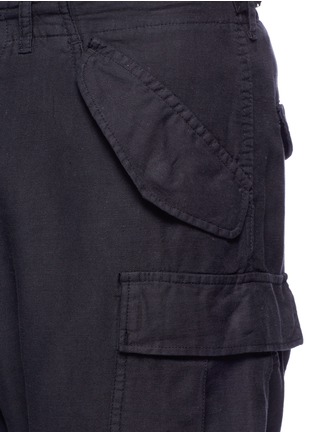 Detail View - Click To Enlarge - R13 - Cotton-hemp twill cargo pants