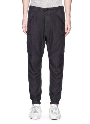 Main View - Click To Enlarge - R13 - Cotton-hemp twill cargo pants
