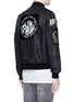 Back View - Click To Enlarge - R13 - Skull appliqué MA-1 bomber jacket