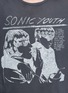 Detail View - Click To Enlarge - R13 - 'Sonic Youth' print cotton-cashmere T-shirt