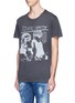 Front View - Click To Enlarge - R13 - 'Sonic Youth' print cotton-cashmere T-shirt