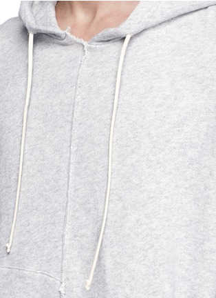 Detail View - Click To Enlarge - R13 - Spliced cotton French terry hoodie