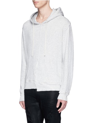 Front View - Click To Enlarge - R13 - Spliced cotton French terry hoodie