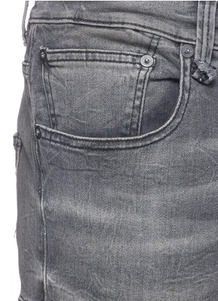 Detail View - Click To Enlarge - R13 - 'Skate' slim fit jeans
