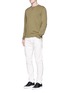Figure View - Click To Enlarge - SIMON MILLER - 'Wayne' slim fit distressed jeans