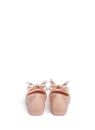 Back View - Click To Enlarge - MELISSA - 'Ultragirl Sweet XII' bow PVC flats