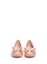 Front View - Click To Enlarge - MELISSA - 'Ultragirl Sweet XII' bow PVC flats