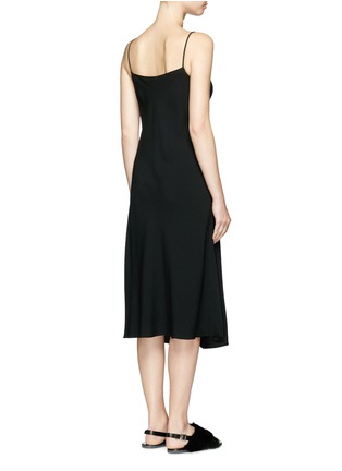 Back View - Click To Enlarge - THE ROW - 'Gibbons' crepe midi dress