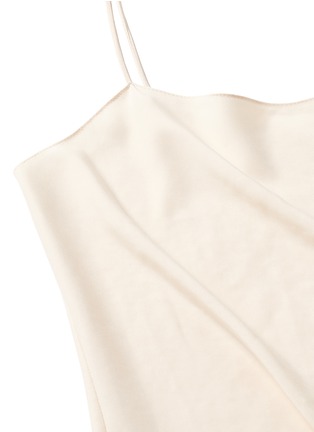 Detail View - Click To Enlarge - THE ROW - 'Biggins' matte satin camisole