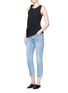 Figure View - Click To Enlarge - ACNE STUDIOS - 'Bellair' knotted shoulder tank top