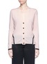 Main View - Click To Enlarge - LANVIN - Contrast stripe wool cardigan