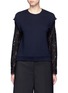 Main View - Click To Enlarge - 3.1 PHILLIP LIM - Lace sleeve sweatshirt
