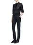 Figure View - Click To Enlarge - LANVIN - Textured knit polo top