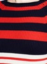 Detail View - Click To Enlarge - MRZ - Colourblock stripe split back sweater