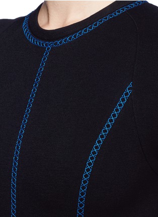 Detail View - Click To Enlarge - EMILIO PUCCI - Punto Milano knit dress